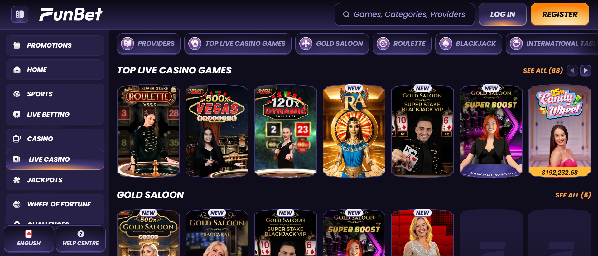FunBet casino fiable