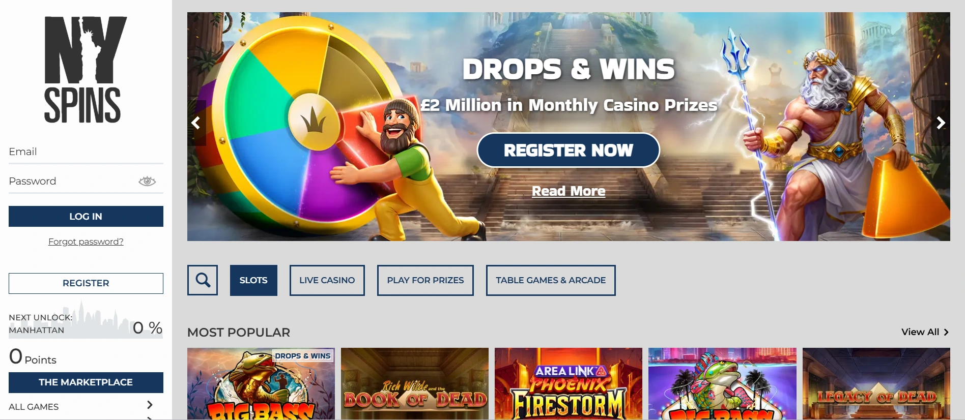NY Spins casino en ligne